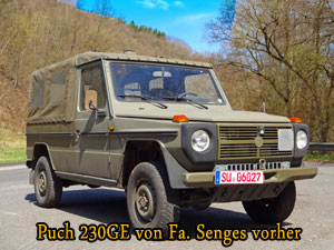 Puch 230 GE und MAN Kat1 LX40 von Firma Senges aus Stollberg