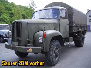 Saurer 2DM vorher